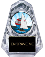 Krystal Clear Ice Award w/ Insert [4.75 inch]