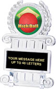 Krystal Clear Column Ice Award w/ Insert [6.25 inch]