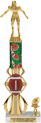 Football Sport Color Riser w/ column & 1 trim [16 inch]