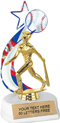8.5 inch Red, White & Blue Sport Backdrop Trophy