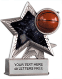 Basketball Motion Star Resin [small]