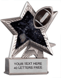 Football Motion Star Resin Trophy [4.5 inch] small