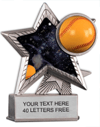 Softball Motion Star Resin [large]