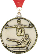 2 inch Gymnastics (M) Medal