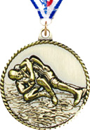 2 inch Wrestling Medal