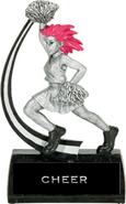 6 inch Cheer Manga Resin Trophy