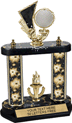 Spinning Golf Trophy 2-Post