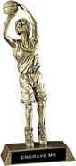 Basketball Resin Trophy - Female [10.5 inch]