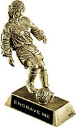 Soccer Resin Trophy - Female [8 inch]