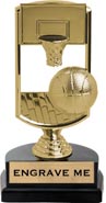 Basketball Silo-Theme Trophy