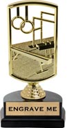 Gymnastics Silo-Theme Trophy