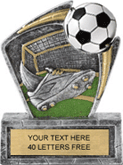 Soccer Spinning Sport Resin
