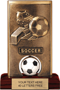Soccer Spinning Resin Trophy [5 inch] mini
