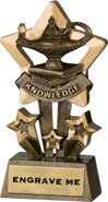 Knowledge Shooting Star Resin Trophy [4.5 inch]