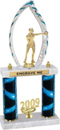 Trophy: 2-Post w/ Backdrop & Trim