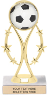 Trophy: Soccer 6 Star Color Sport Theme