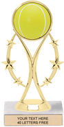 Trophy: Tennis 6 Star Color Sport Theme