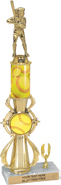 Softball Sport Color Riser w/ Column & 1 trim [17 inch]