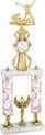 Baseball Sport Color Riser 2-Post w/ Trim