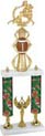 Football Sport Color Riser 2-Post w/ Trim