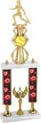 Softball Sport Color Riser Two-Post Trophy [24 inch]