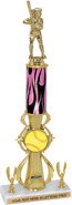 Softball Sport Color Riser w/ Column & 2 trims [18 inch]