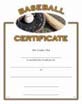 Sport Certificates: Baseball