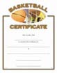 Sport Certificates: Basketball
