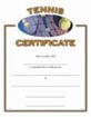 Sport Certificates: Tennis