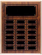 Walnut Finish Perpetual Plaque [12 x 15.5 inch]