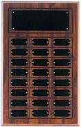 Walnut Finish Perpetual Plaque [12 x 18.5 inch]