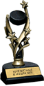 7 inch Hockey Spinning Resin Puck Trophy