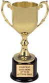 Gold Metal Open Top Cup [7.5 inch]