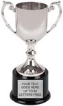 6.25 inch Silver Metal Open Top Cup