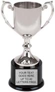 Silver Metal Open Top Cup [10 inch]