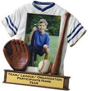 Baseball Jersey Painted Resin Photo Frame [7 x 5 inch]