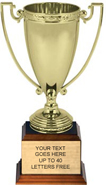 Gold Metal Open Top Cup [14 inch]