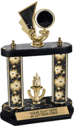 Spinning Hockey Trophy 2-Post