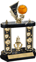Spinning Softball Two-Post Trophy [12 inch]