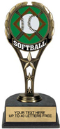 Painted Metal Sport Theme - Softball