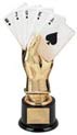 Full Painted Poker Hand Trophy