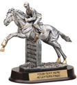 Pewter Finish Resin- Jumping Horse- Male