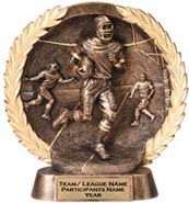 Football Super Dimensional Resin Trophy [7.25 inch] large