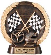 Racing Super Dimensional Resin Trophy [7.25 inch] large