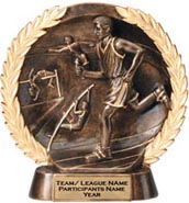 Track Super Dimensional Resin Trophy - Male [7.25 inch] large