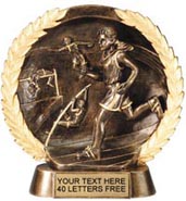 Track Super Dimensional Resin Trophy - Female [7.25 inch] large