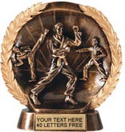 Martial Arts Male Super Dimensional Resin Trophy - Male
