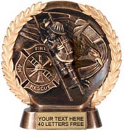 Firefighter Super Dimensional Resin Trophy
