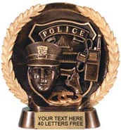Police Super Dimensional Resin Trophy