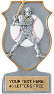 Baseball Shield Resin Trophies [5.75 inch]